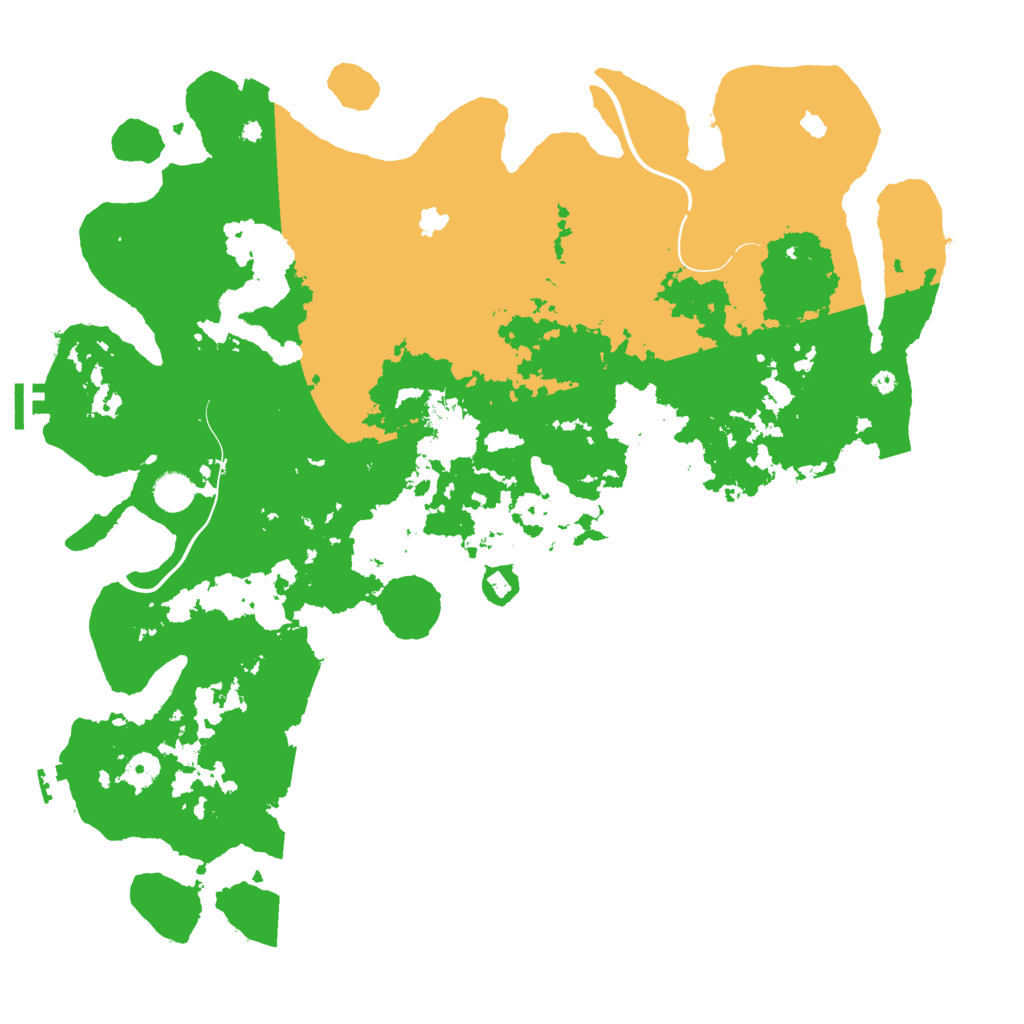 Biome Rust Map: Procedural Map, Size: 4500, Seed: 439454029