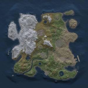 Thumbnail Rust Map: Procedural Map, Size: 2800, Seed: 229732381, 10 Monuments