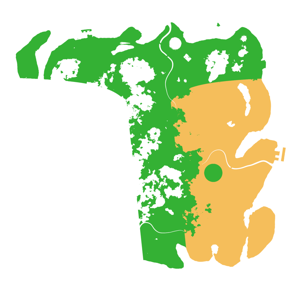 Biome Rust Map: Procedural Map, Size: 4250, Seed: 666167722