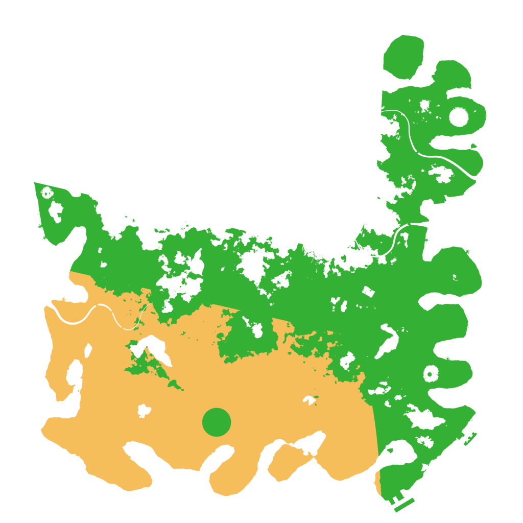 Biome Rust Map: Procedural Map, Size: 4800, Seed: 321154791