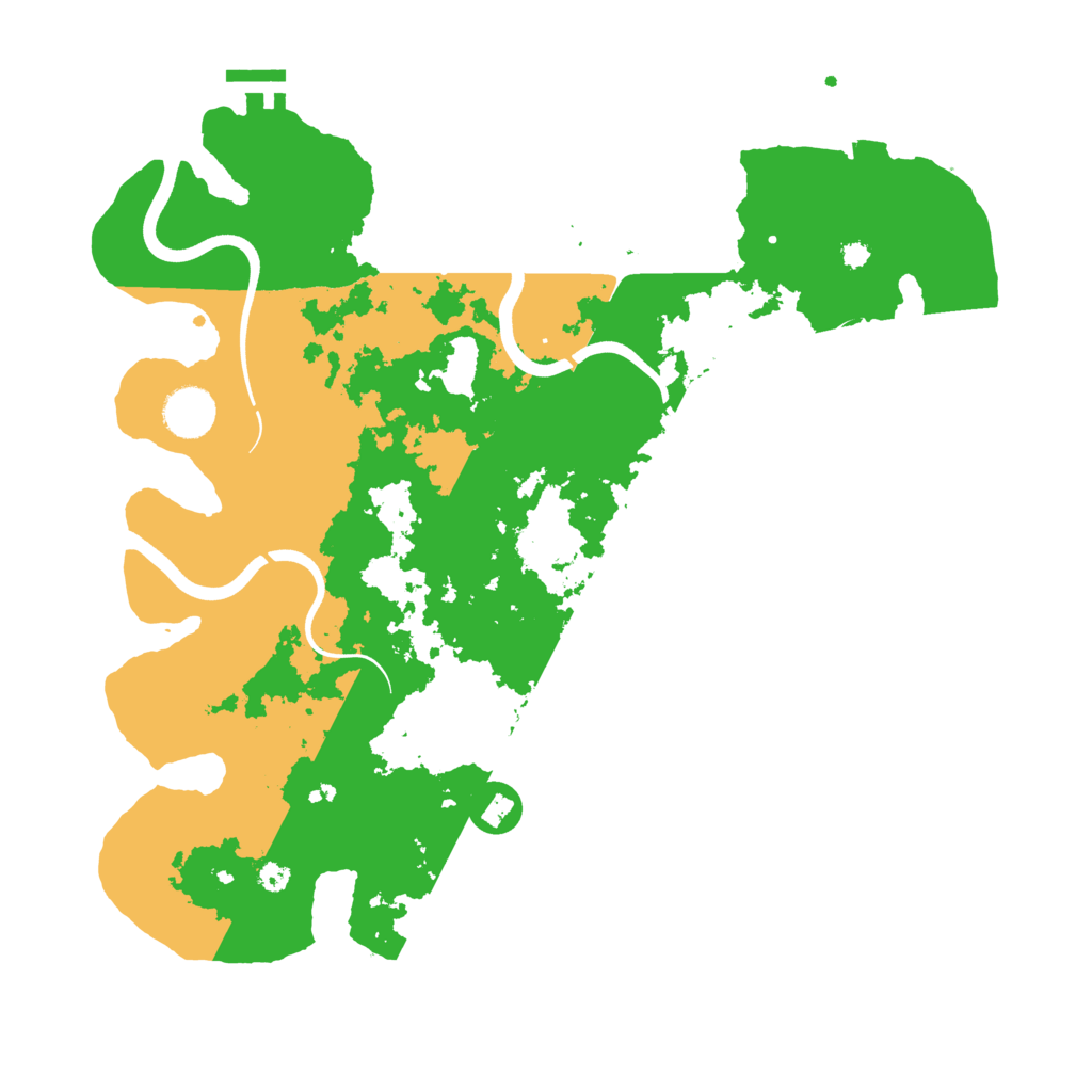 Biome Rust Map: Procedural Map, Size: 3700, Seed: 182018527