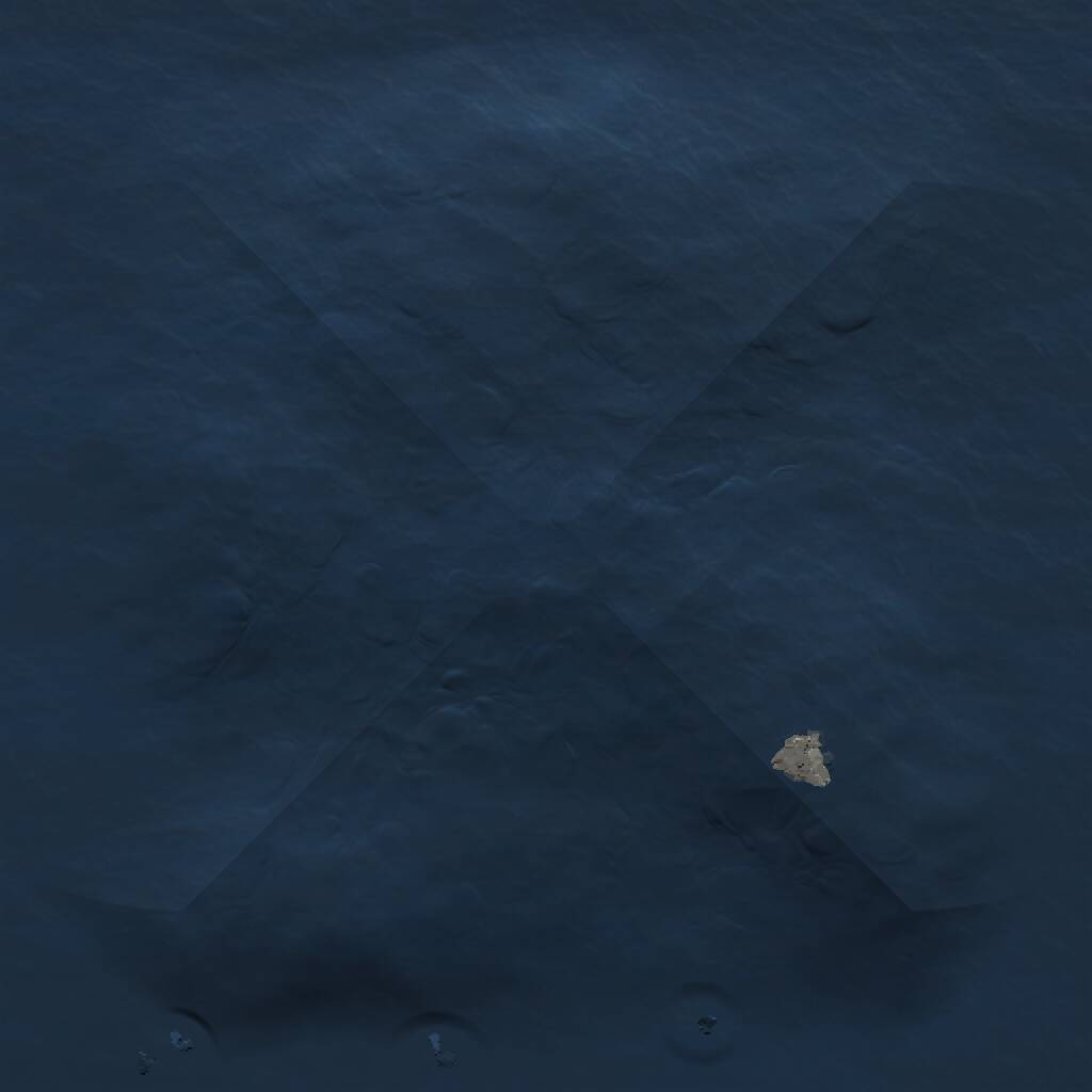 Rust Map: Procedural Map, Size: 1000, Seed: 2055845409, 1 Monuments