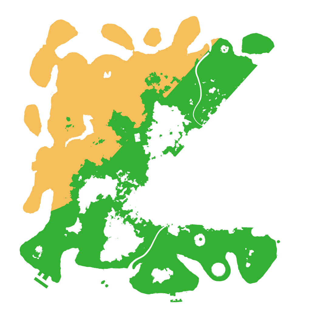 Biome Rust Map: Procedural Map, Size: 4000, Seed: 752536