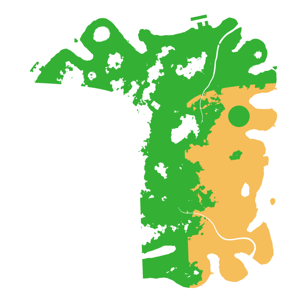 Biome Rust Map: Procedural Map, Size: 3800, Seed: 1493409054