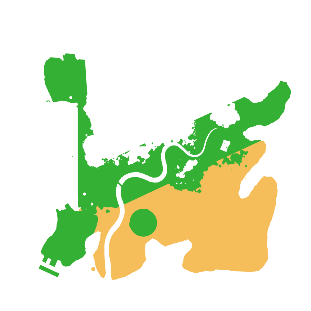 Biome Rust Map: Procedural Map, Size: 3000, Seed: 2099346949
