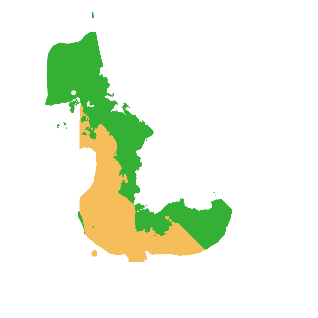 Biome Rust Map: Procedural Map, Size: 2000, Seed: 1153994407