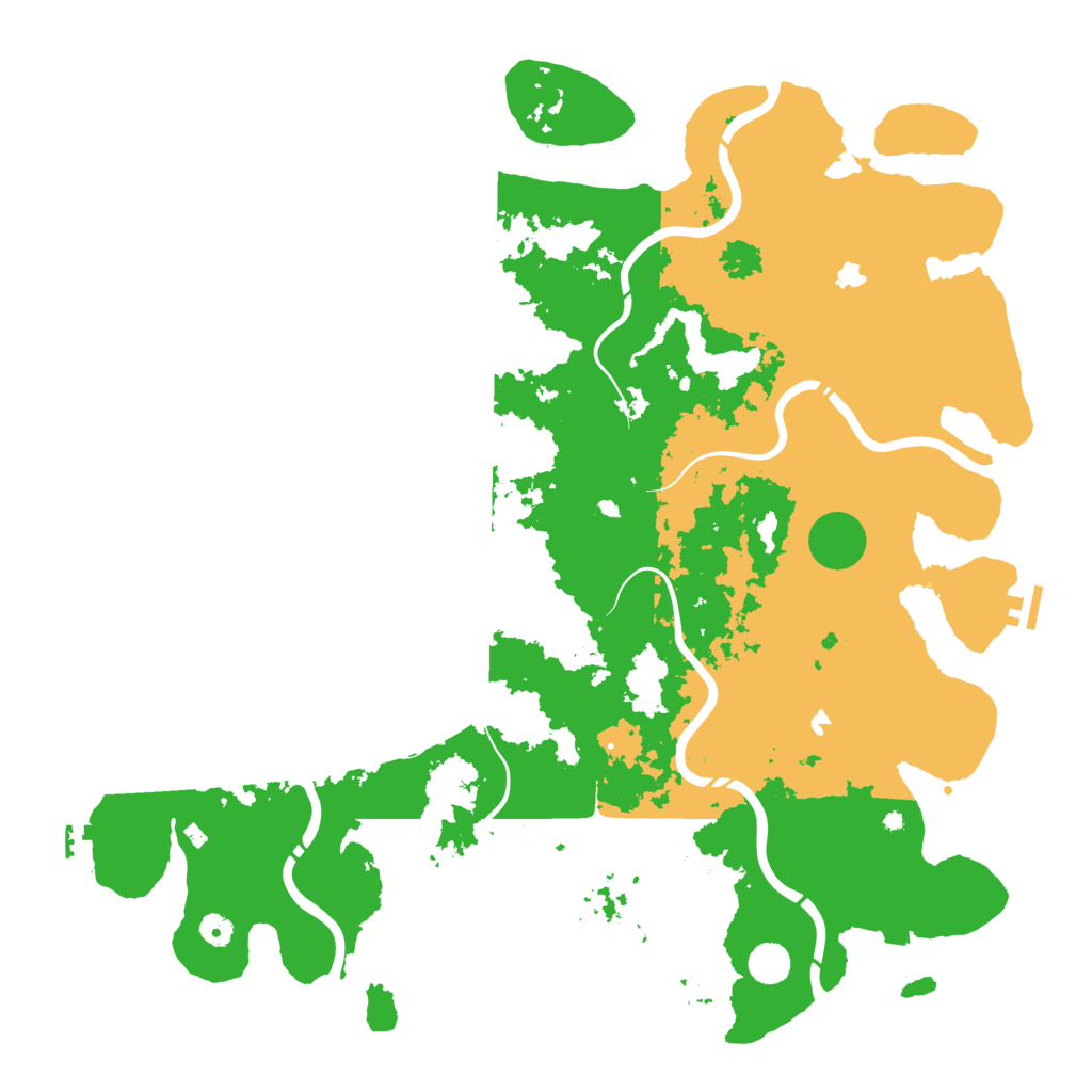 Biome Rust Map: Procedural Map, Size: 5000, Seed: 1955863647