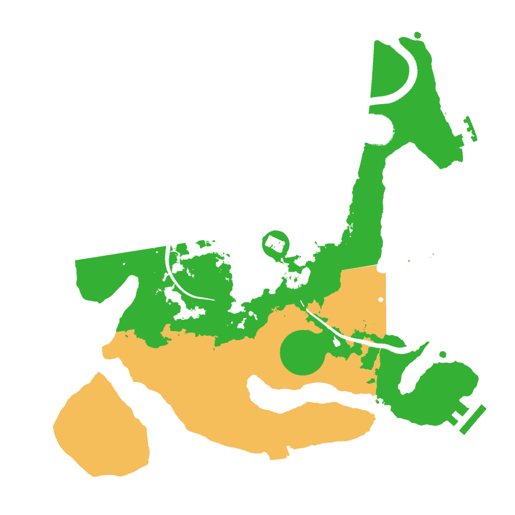 Biome Rust Map: Procedural Map, Size: 3000, Seed: 737203941