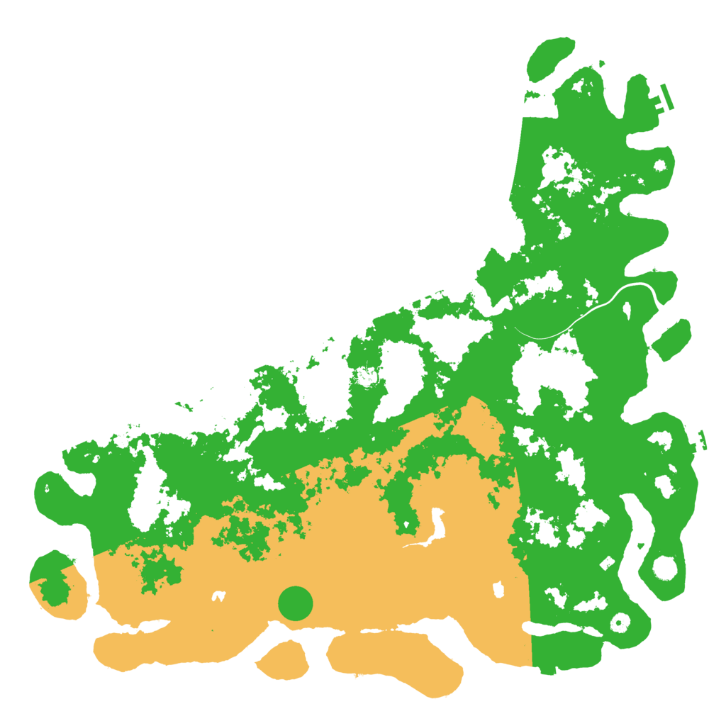 Biome Rust Map: Procedural Map, Size: 5500, Seed: 1373553280