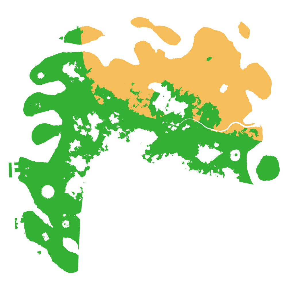 Biome Rust Map: Procedural Map, Size: 4000, Seed: 7462627