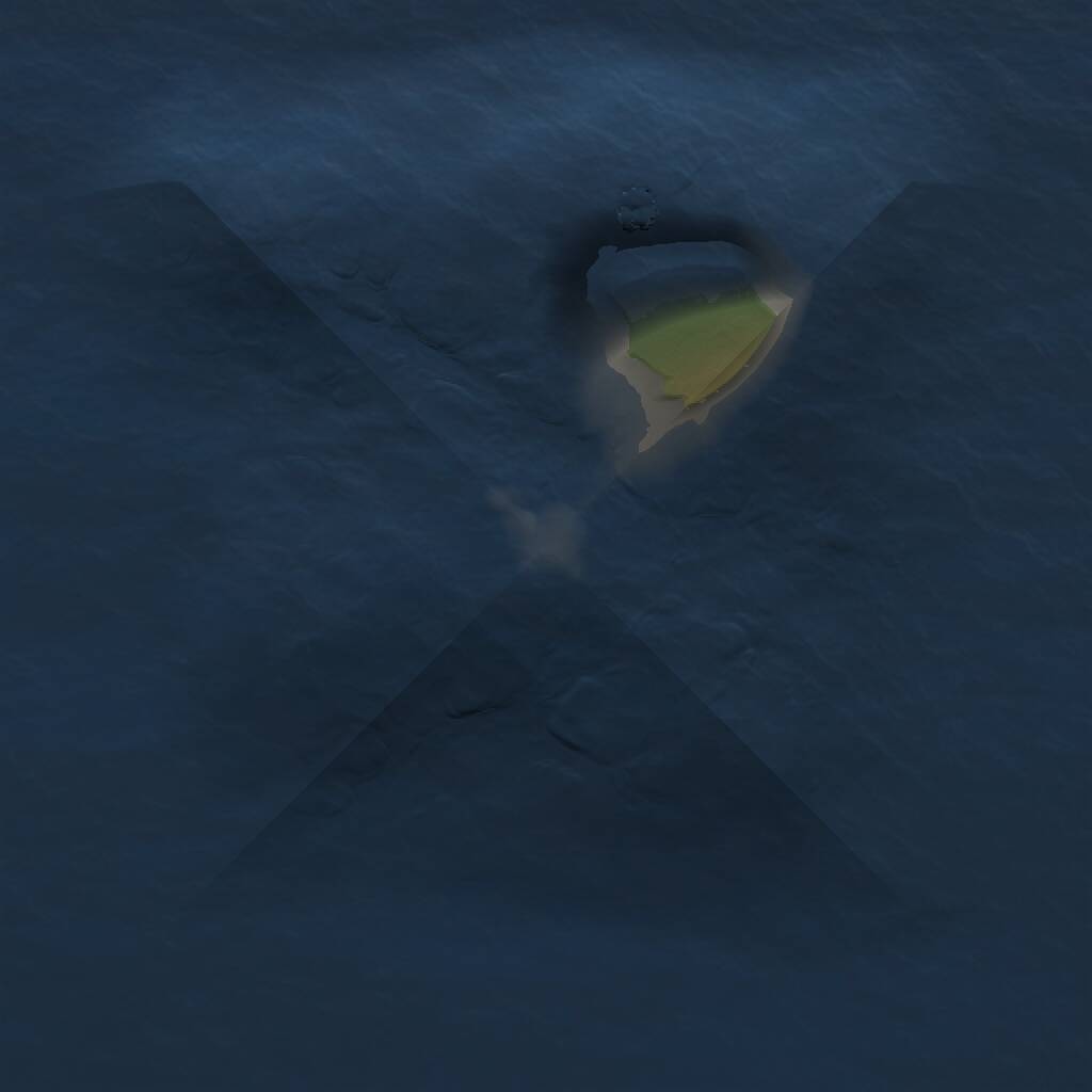 Rust Map: Procedural Map, Size: 1000, Seed: 1148734572, 1 Monuments