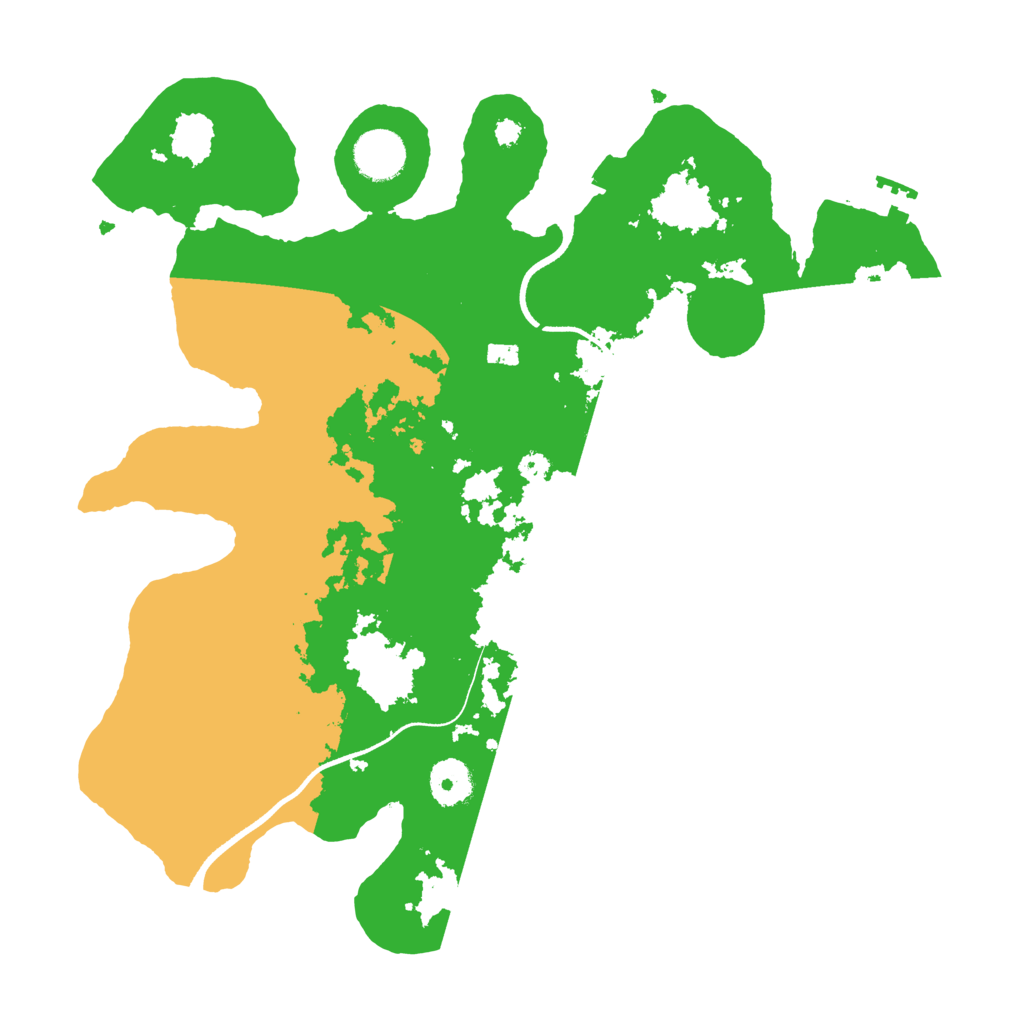 Biome Rust Map: Procedural Map, Size: 3500, Seed: 1148734572