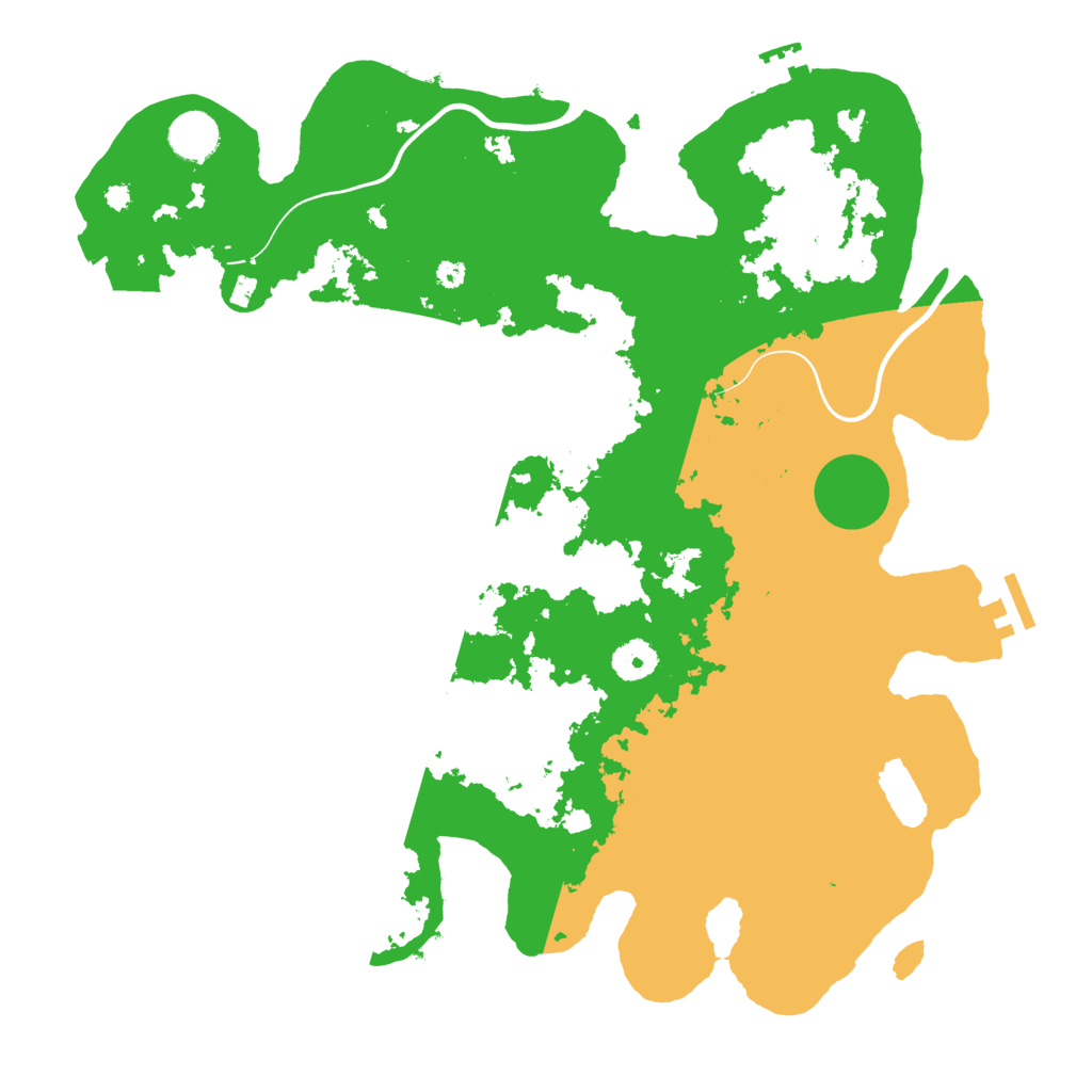 Biome Rust Map: Procedural Map, Size: 3850, Seed: 1098600862
