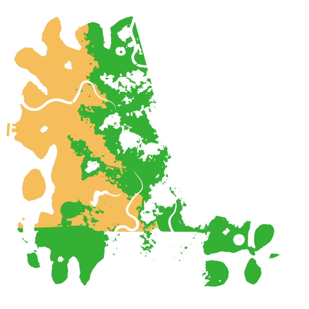 Biome Rust Map: Procedural Map, Size: 4800, Seed: 895834143