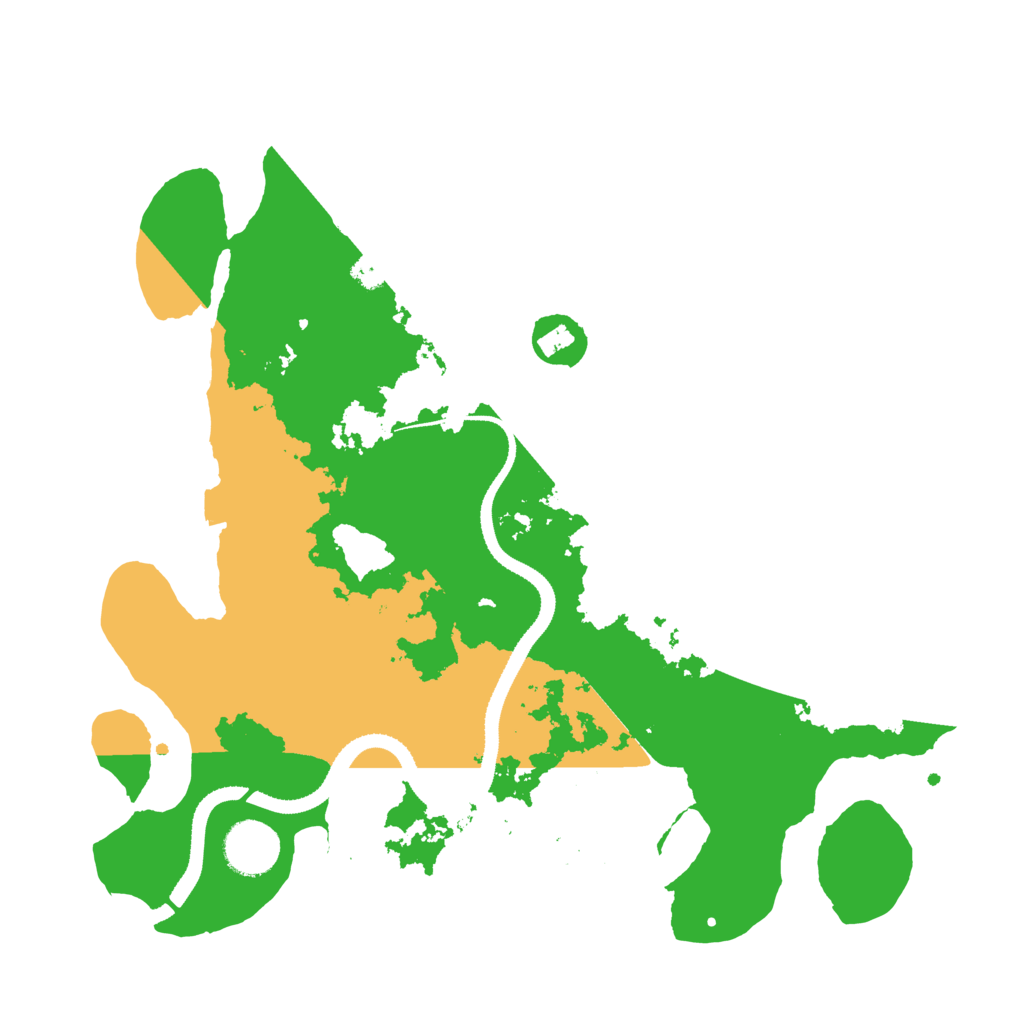 Biome Rust Map: Procedural Map, Size: 3300, Seed: 658792270