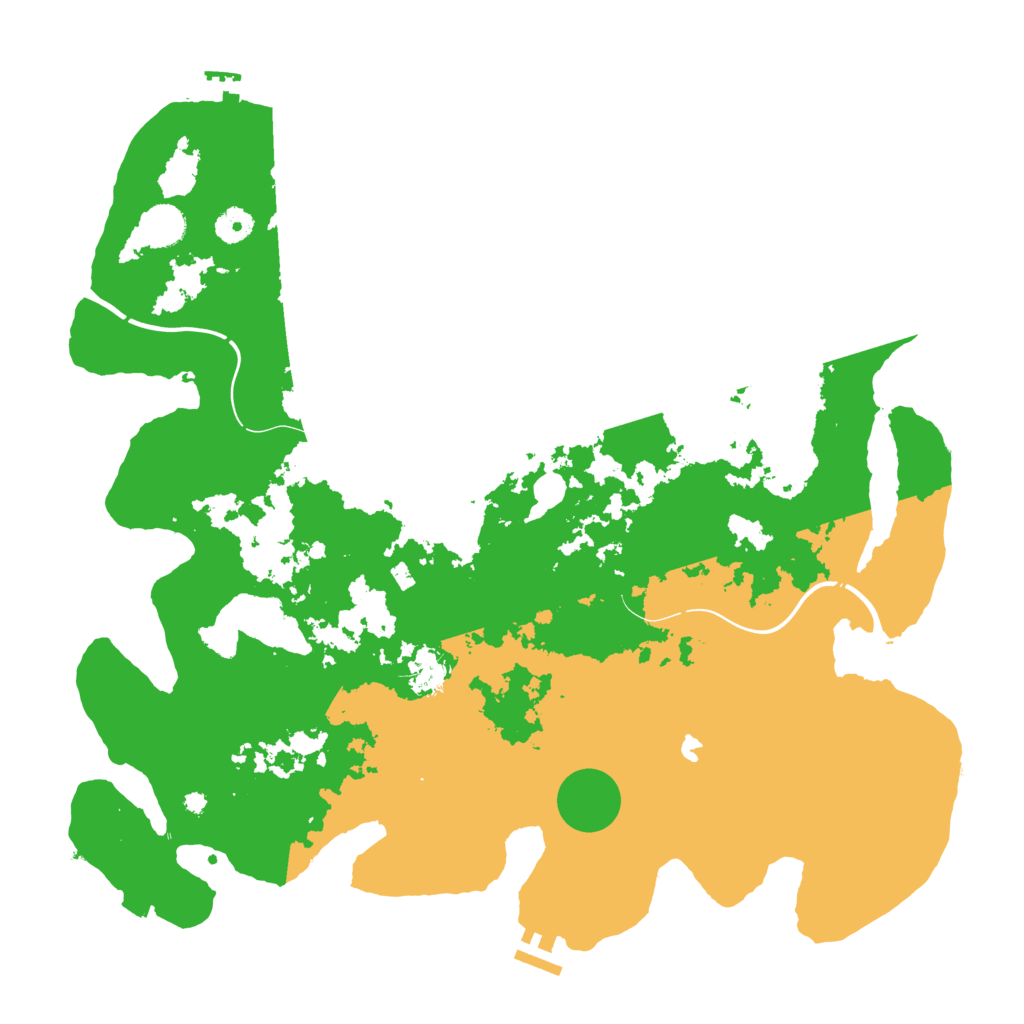 Biome Rust Map: Procedural Map, Size: 4250, Seed: 1306505081
