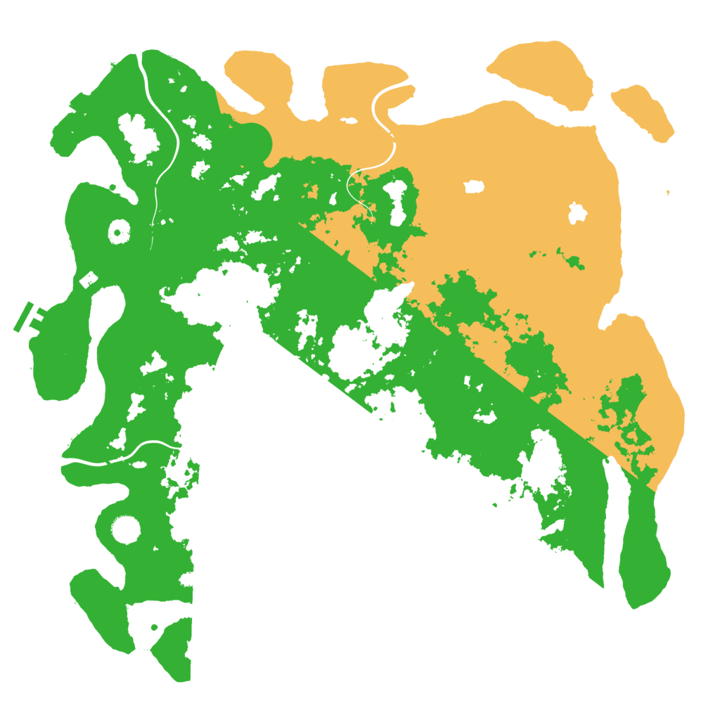 Biome Rust Map: Procedural Map, Size: 4500, Seed: 1643505118