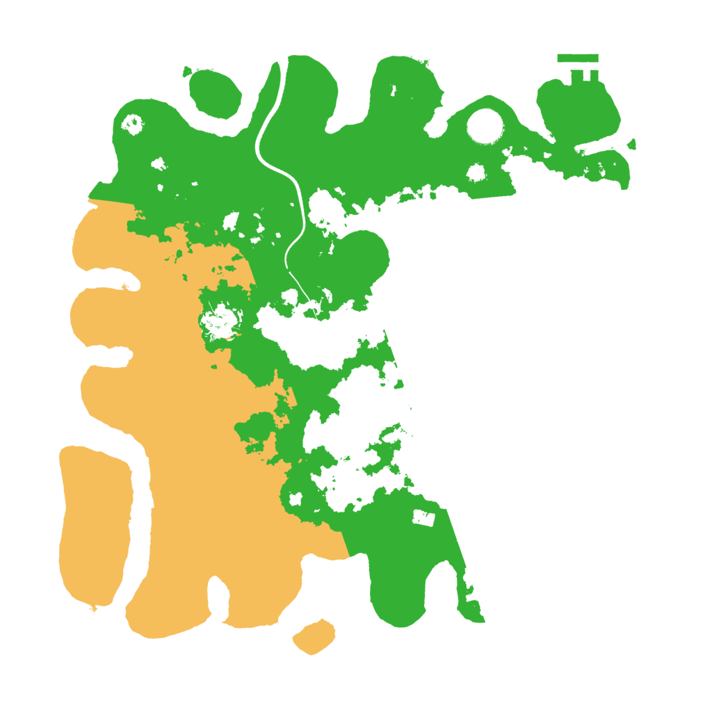 Biome Rust Map: Procedural Map, Size: 3500, Seed: 1146652341