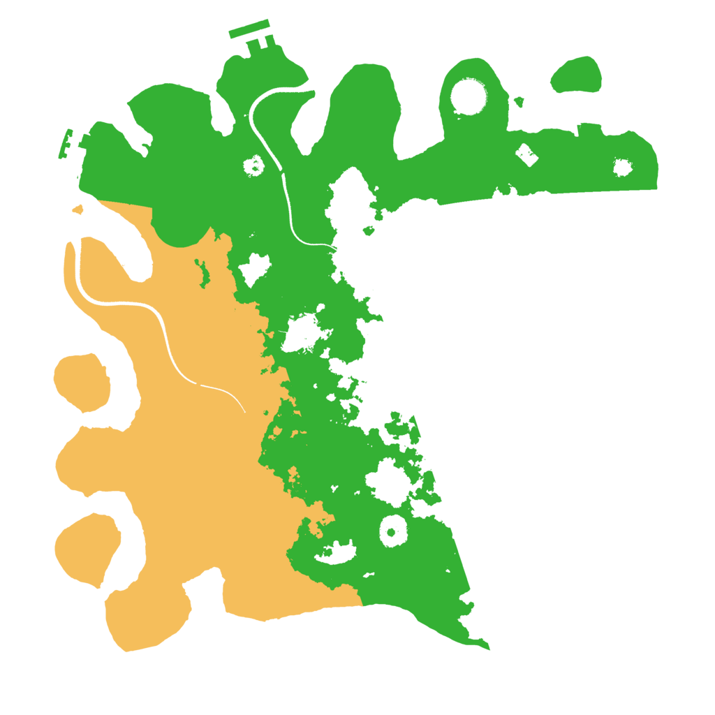Biome Rust Map: Procedural Map, Size: 3500, Seed: 1311197328