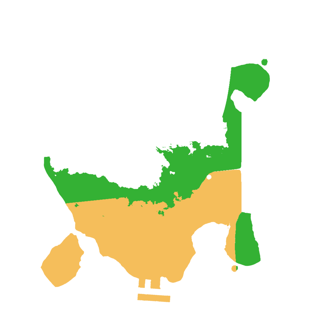 Biome Rust Map: Procedural Map, Size: 2000, Seed: 11124