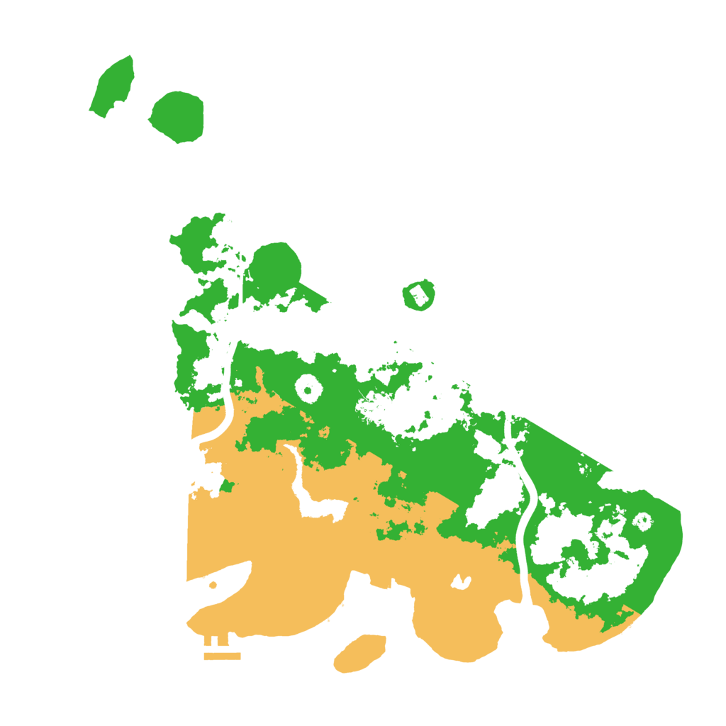 Biome Rust Map: Procedural Map, Size: 4000, Seed: 1217308601
