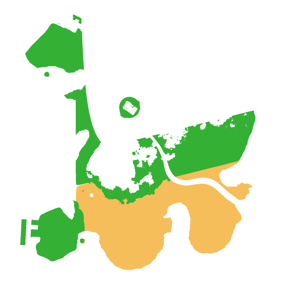 Biome Rust Map: Procedural Map, Size: 2375, Seed: 1