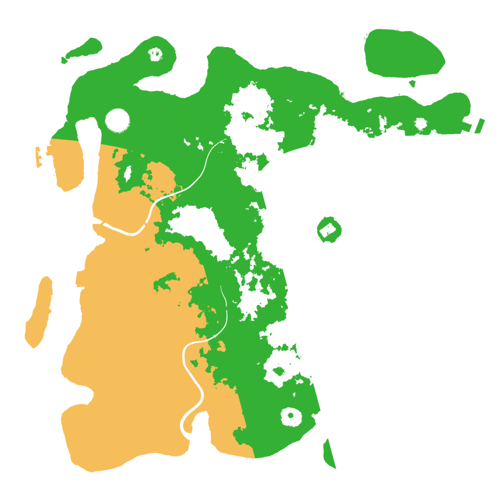 Biome Rust Map: Procedural Map, Size: 3700, Seed: 923560064