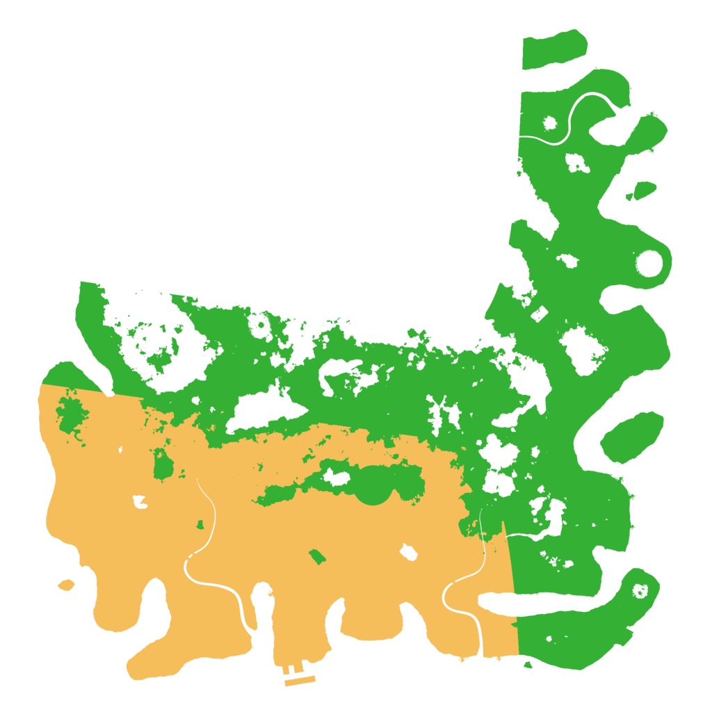 Biome Rust Map: Procedural Map, Size: 4700, Seed: 1039794353