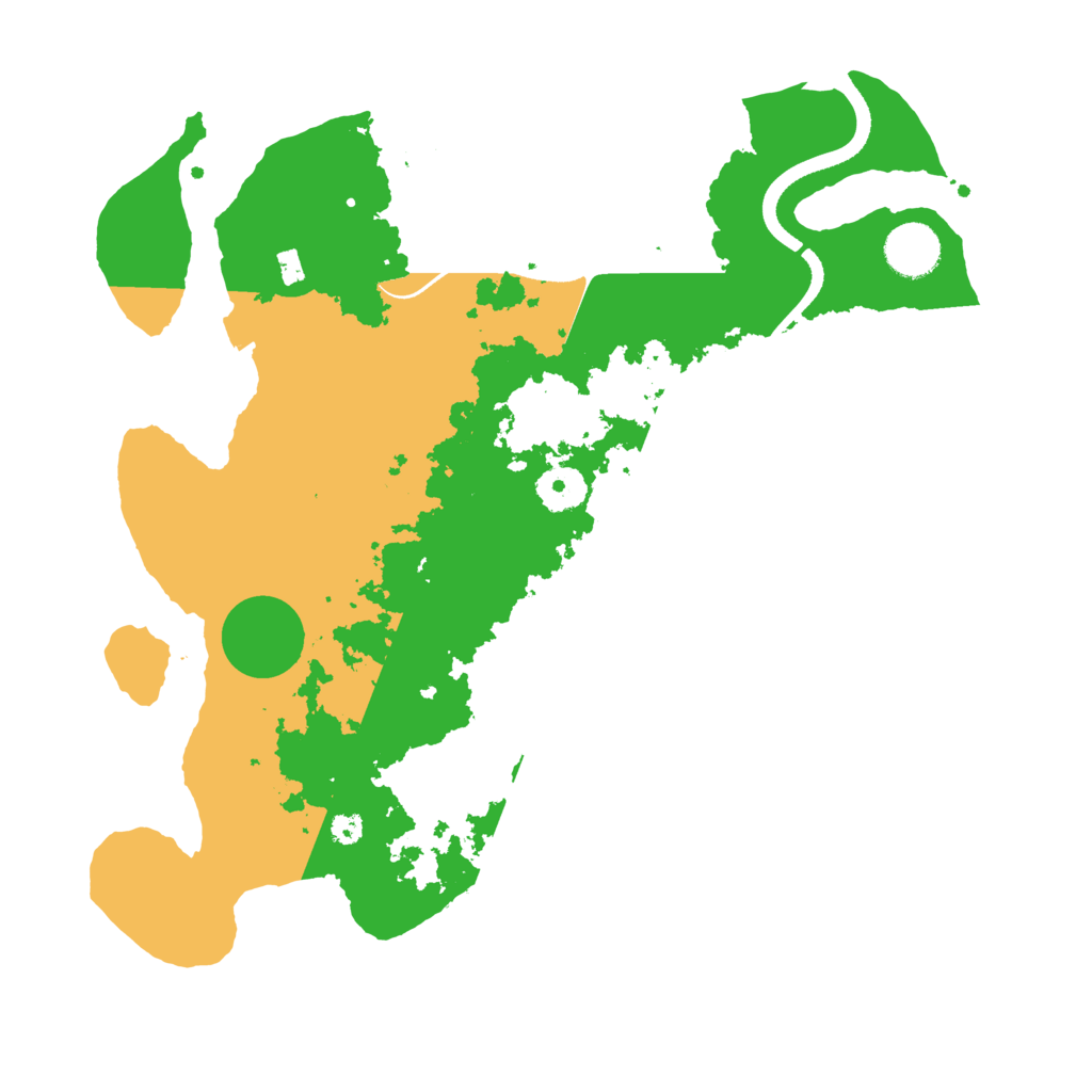 Biome Rust Map: Procedural Map, Size: 3500, Seed: 6485123