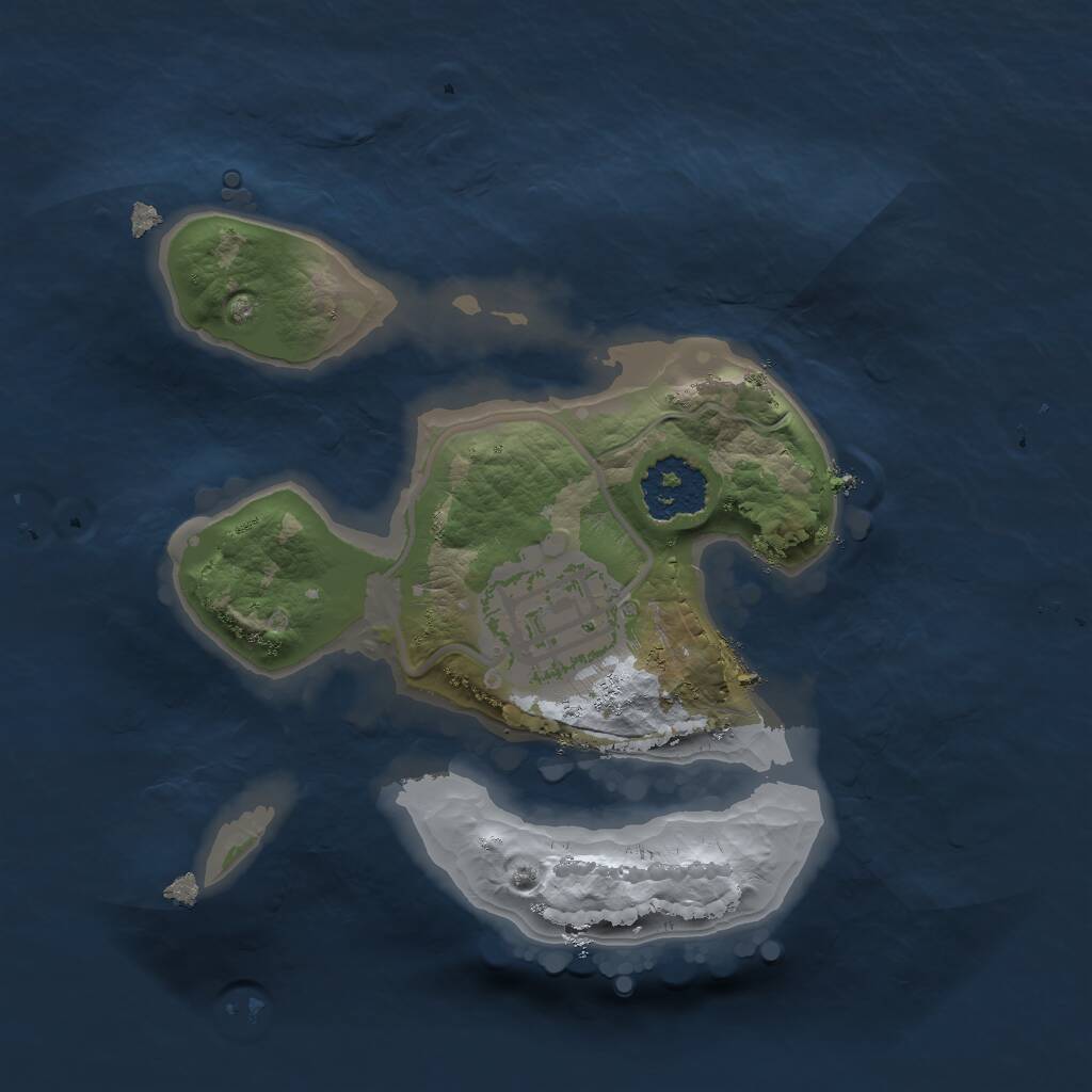 Rust Map: Procedural Map, Size: 1700, Seed: 495696960, 2 Monuments