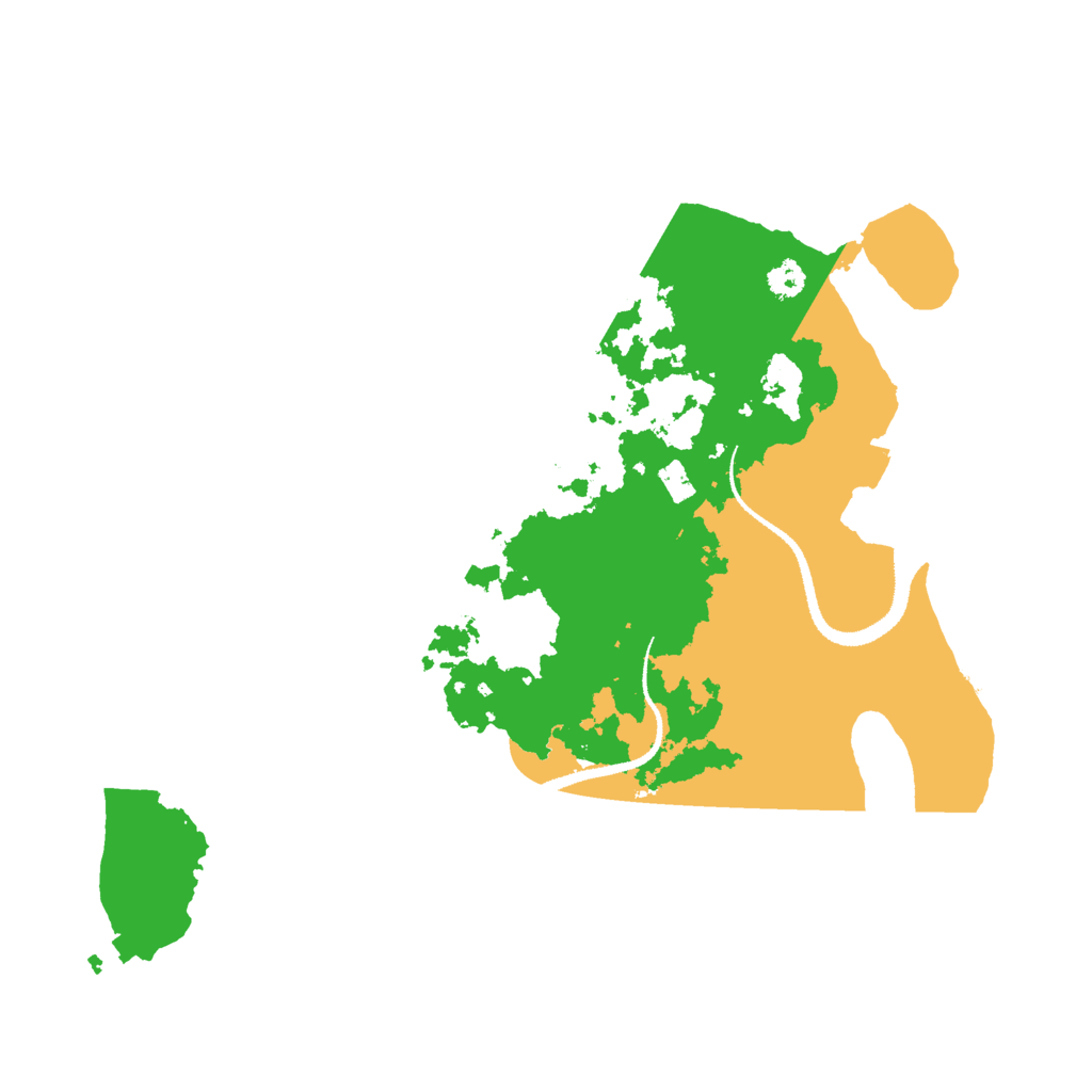 Biome Rust Map: Procedural Map, Size: 3000, Seed: 86252614