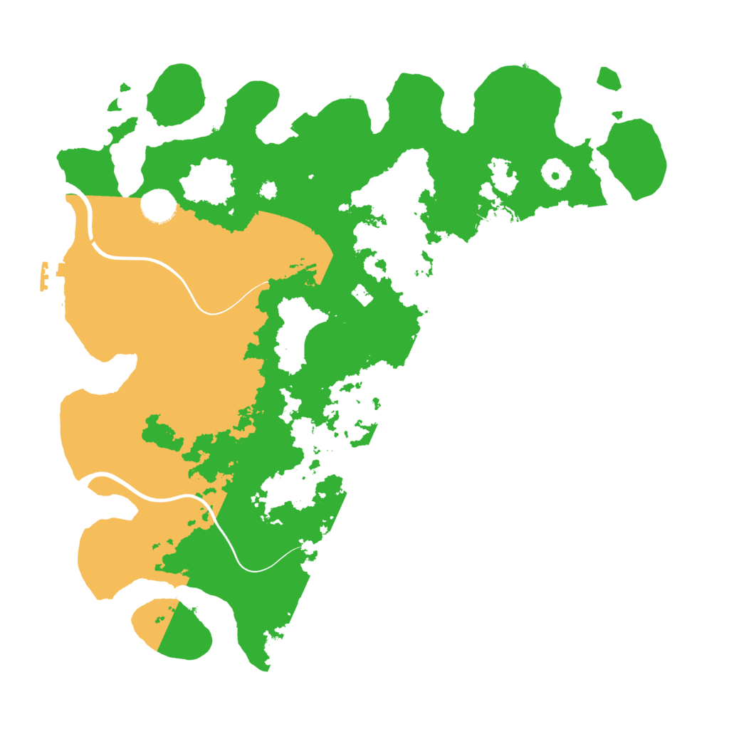 Biome Rust Map: Procedural Map, Size: 3750, Seed: 20250103