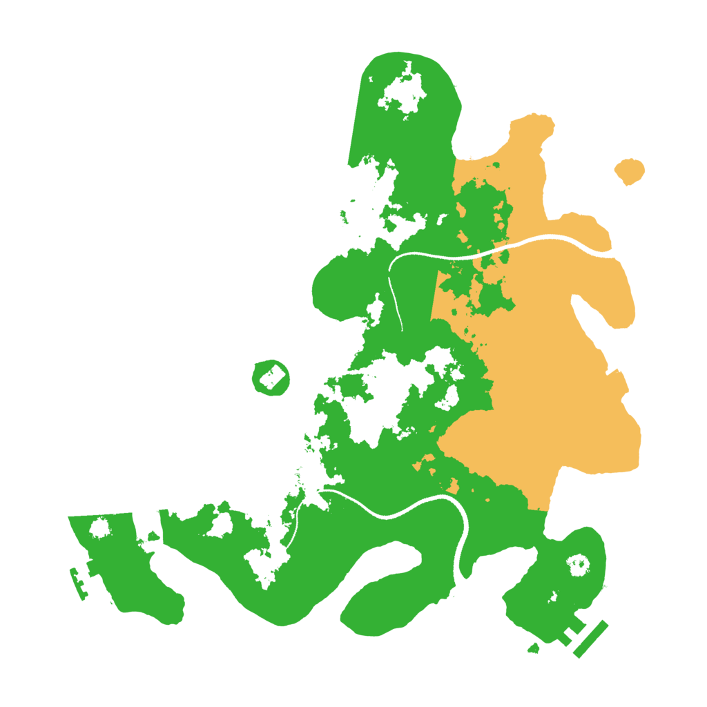 Biome Rust Map: Procedural Map, Size: 3200, Seed: 393332006