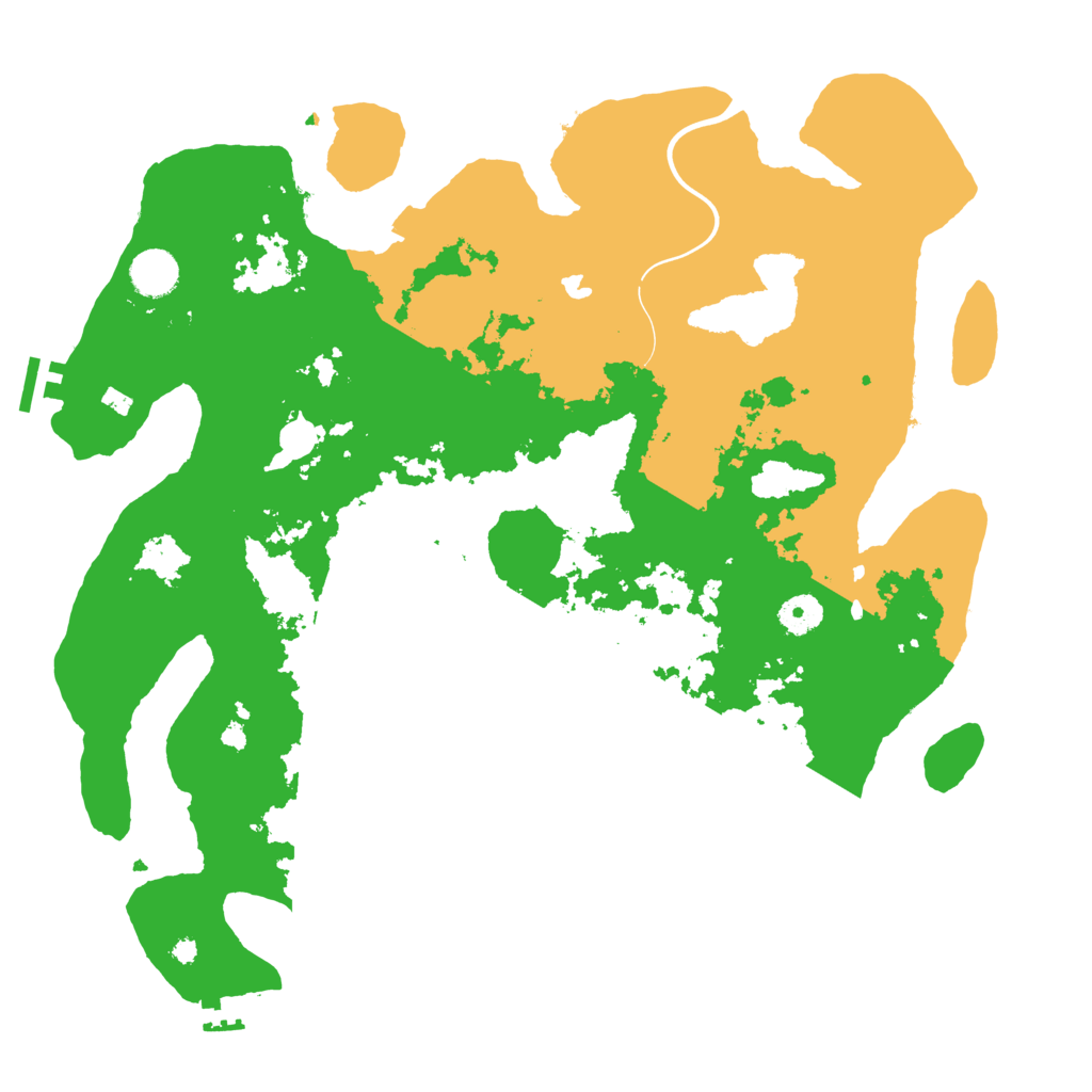 Biome Rust Map: Procedural Map, Size: 4000, Seed: 1187228228