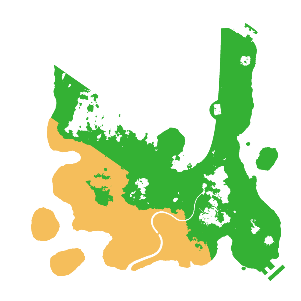 Biome Rust Map: Procedural Map, Size: 3000, Seed: 1078472222