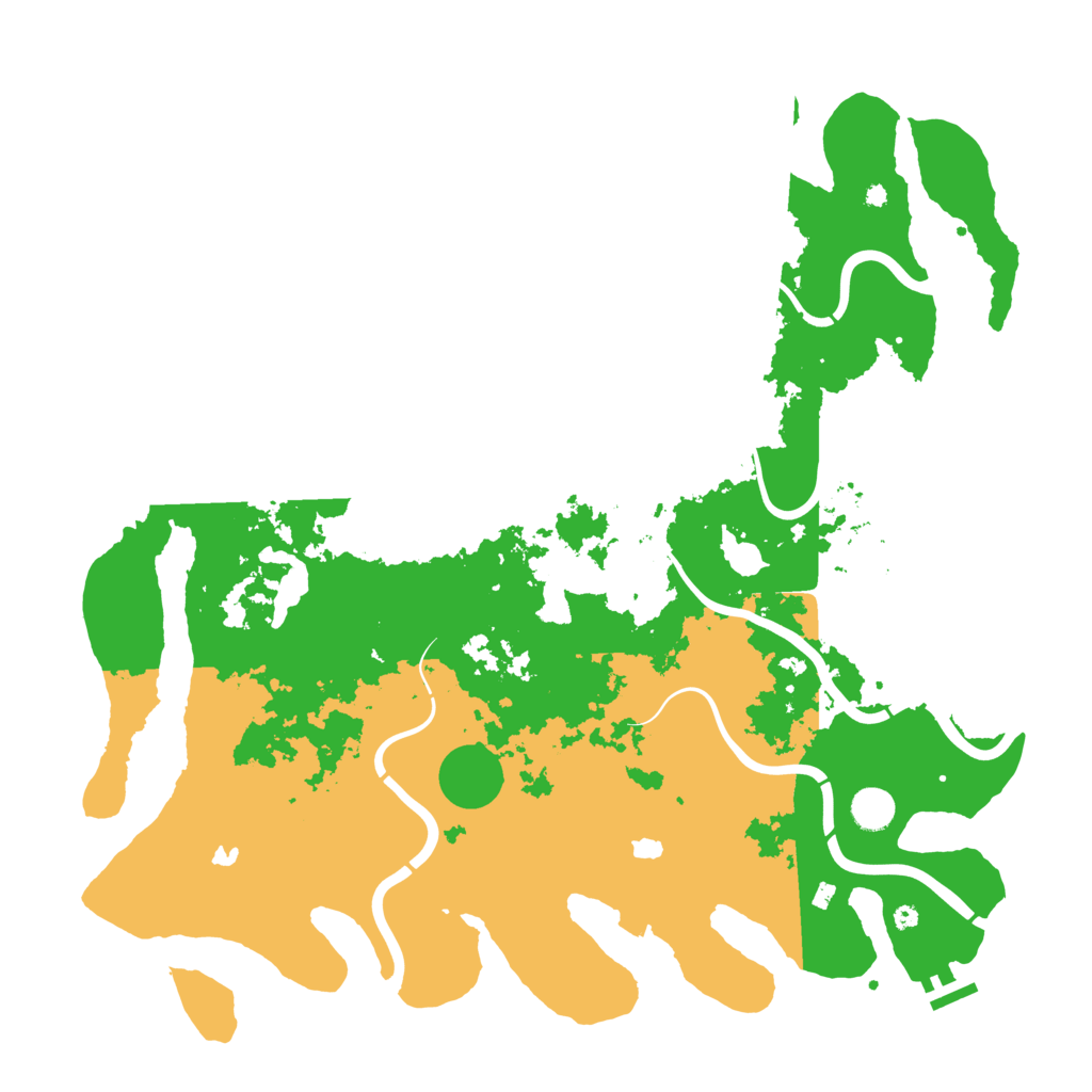 Biome Rust Map: Procedural Map, Size: 4500, Seed: 356432