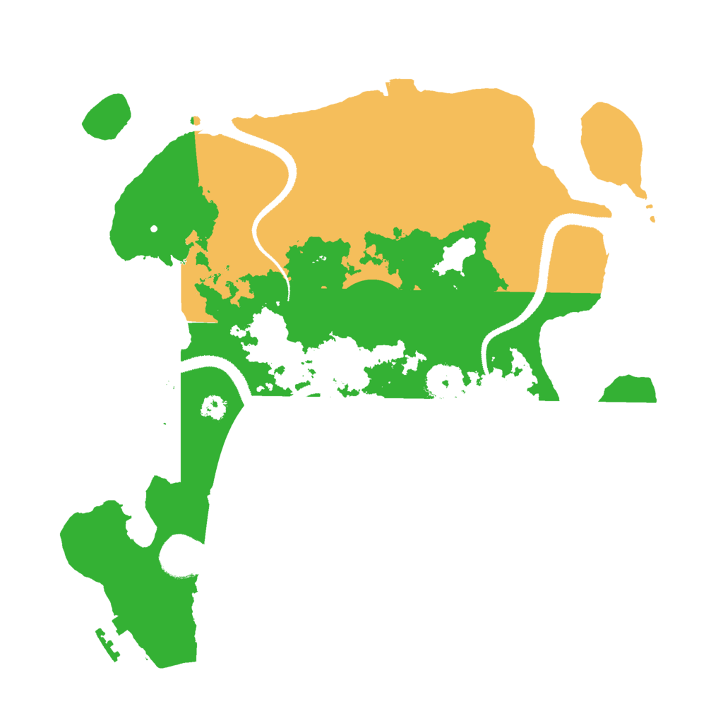 Biome Rust Map: Procedural Map, Size: 3000, Seed: 1306554159