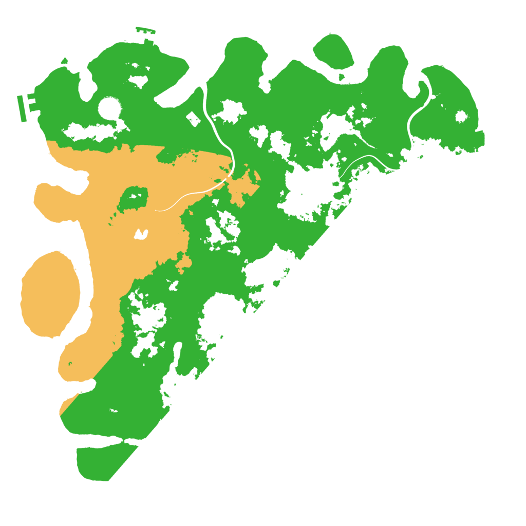 Biome Rust Map: Procedural Map, Size: 4000, Seed: 19923