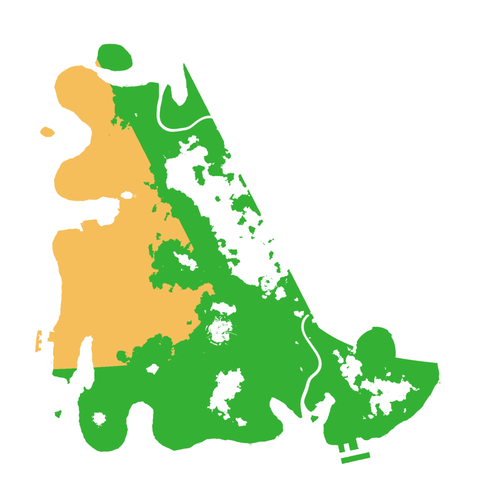 Biome Rust Map: Procedural Map, Size: 3500, Seed: 65465121
