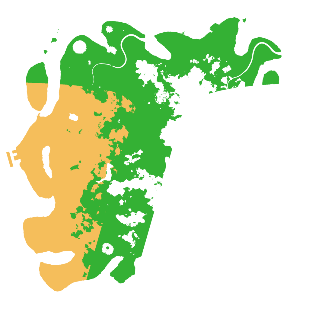 Biome Rust Map: Procedural Map, Size: 4050, Seed: 429980106