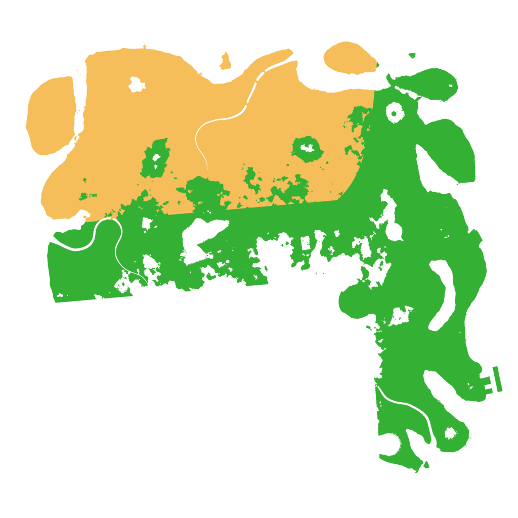 Biome Rust Map: Procedural Map, Size: 4100, Seed: 215975189
