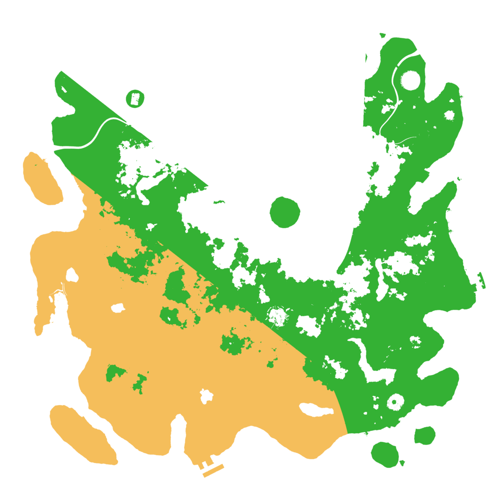 Biome Rust Map: Procedural Map, Size: 4500, Seed: 1485192614