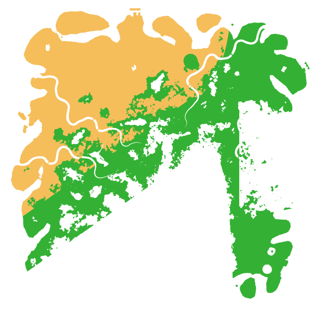 Biome Rust Map: Procedural Map, Size: 6000, Seed: 788154