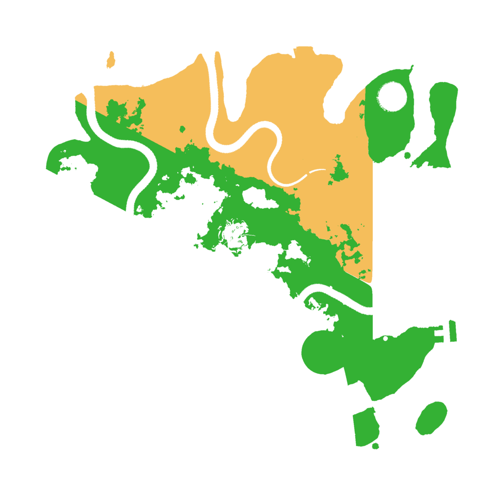 Biome Rust Map: Procedural Map, Size: 3000, Seed: 672121066