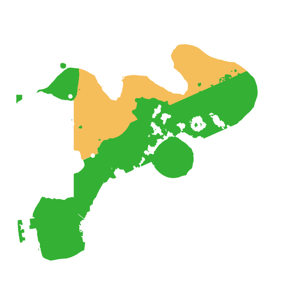 Biome Rust Map: Procedural Map, Size: 2000, Seed: 1233335236