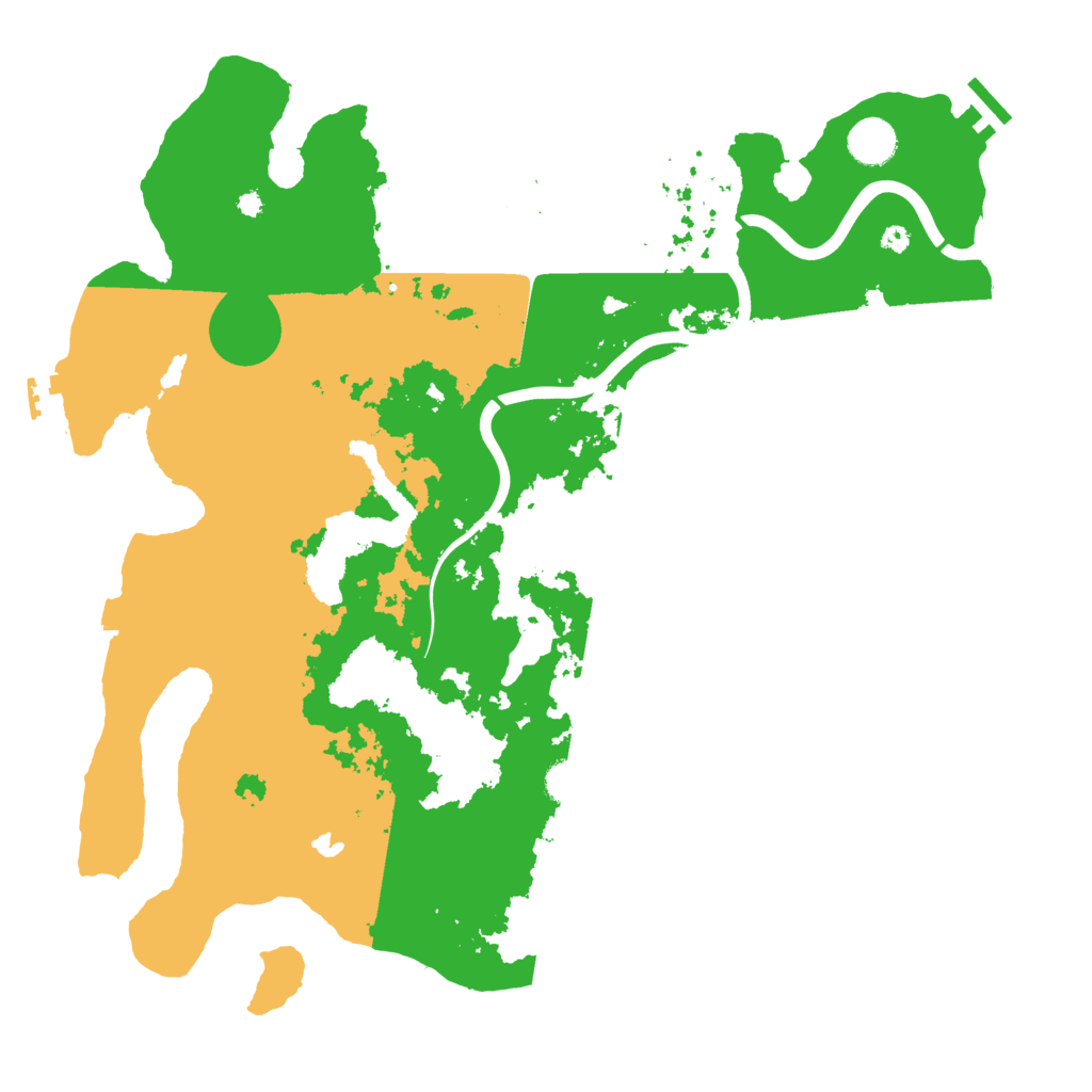 Biome Rust Map: Procedural Map, Size: 4000, Seed: 40228