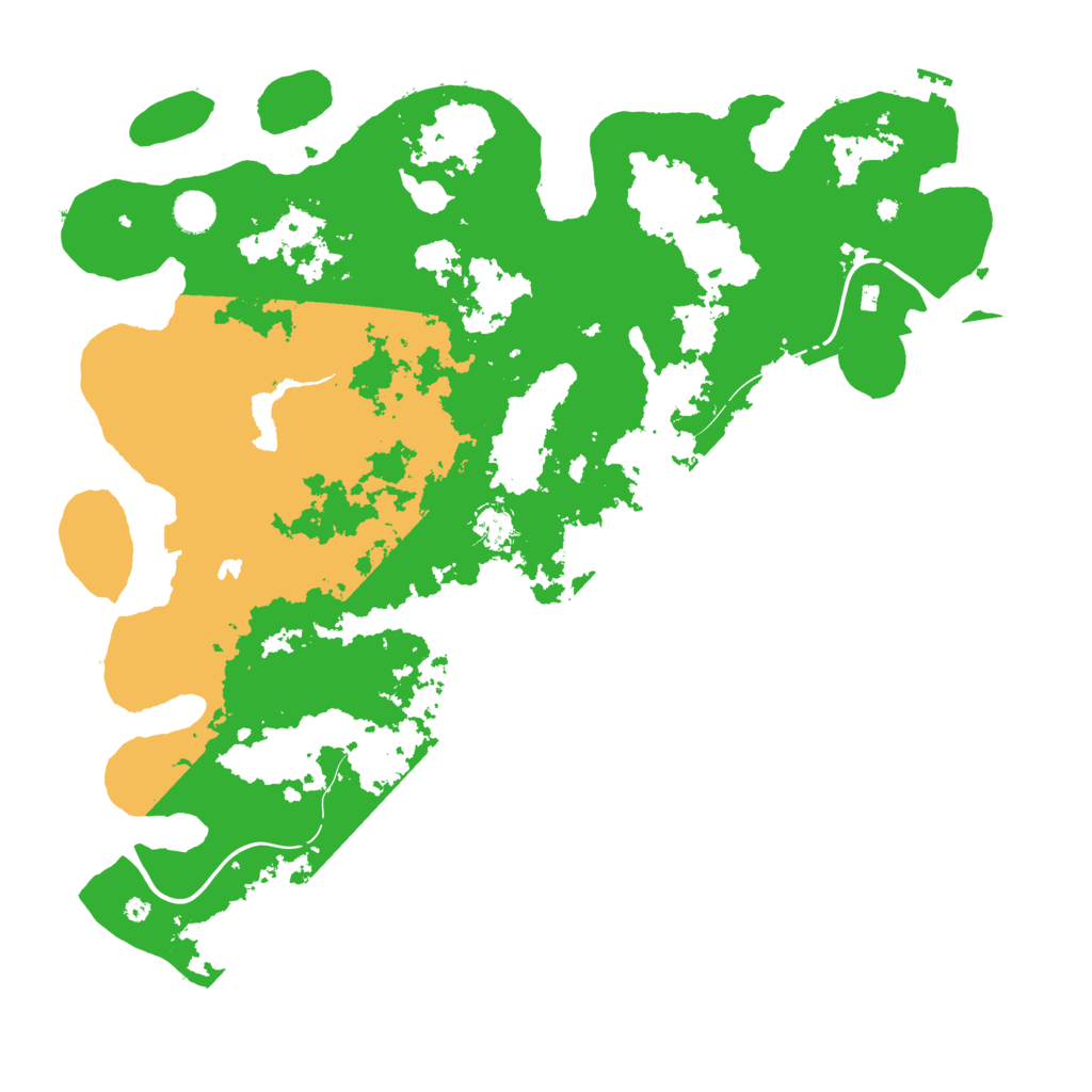 Biome Rust Map: Procedural Map, Size: 4500, Seed: 1708269722