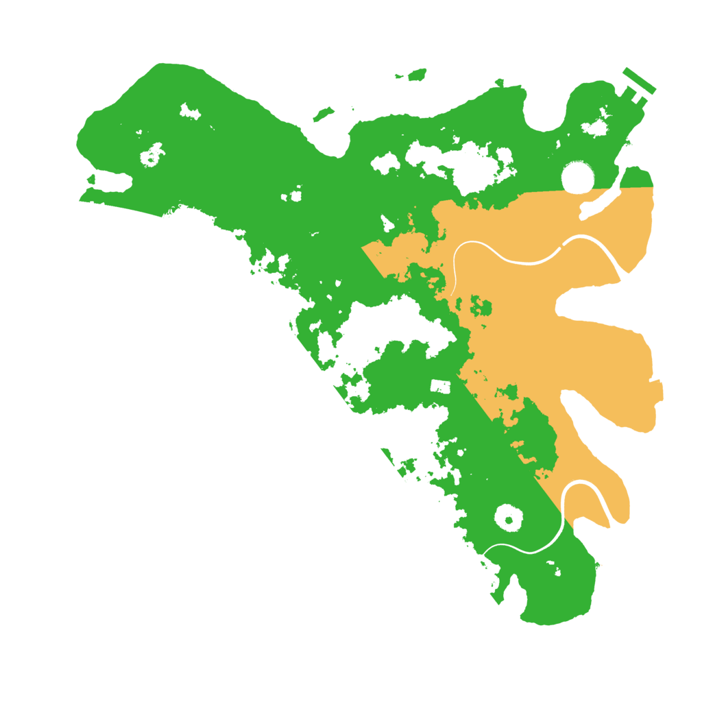 Biome Rust Map: Procedural Map, Size: 3800, Seed: 1163115023