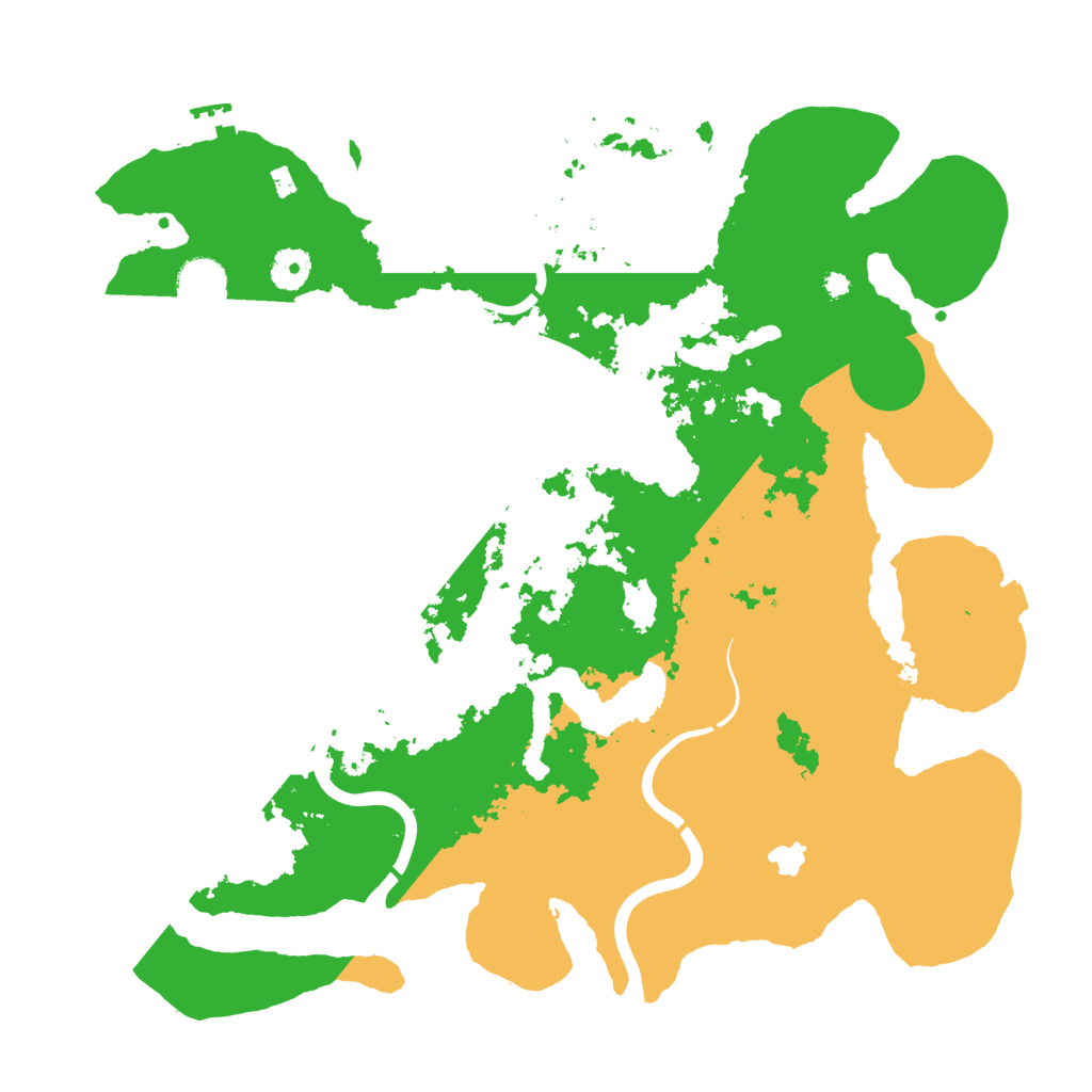 Biome Rust Map: Procedural Map, Size: 4000, Seed: 1237009400
