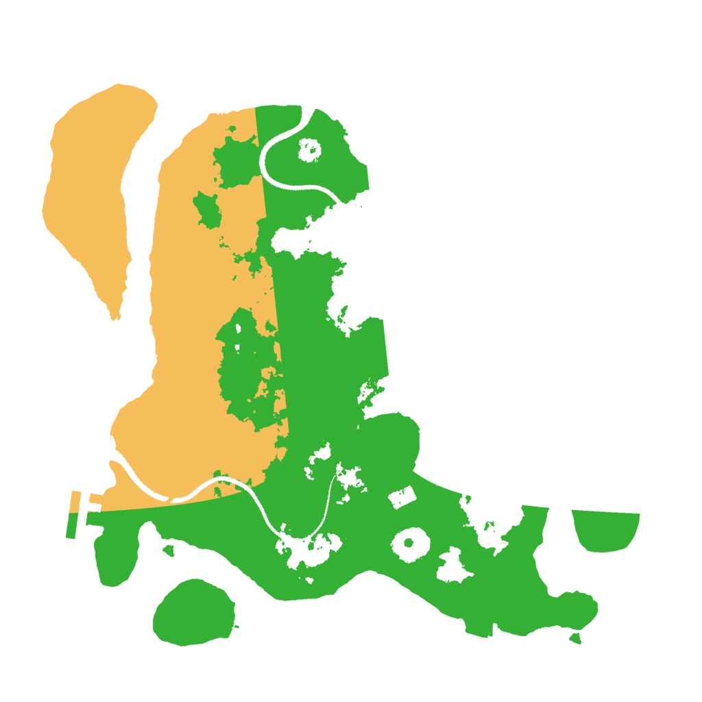 Biome Rust Map: Procedural Map, Size: 2975, Seed: 635072461